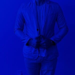 Stylish Men's Blazer in Classic Blue